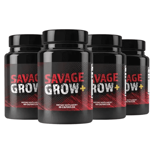 Savage Grow Plus 6 bottles — 180-day supply